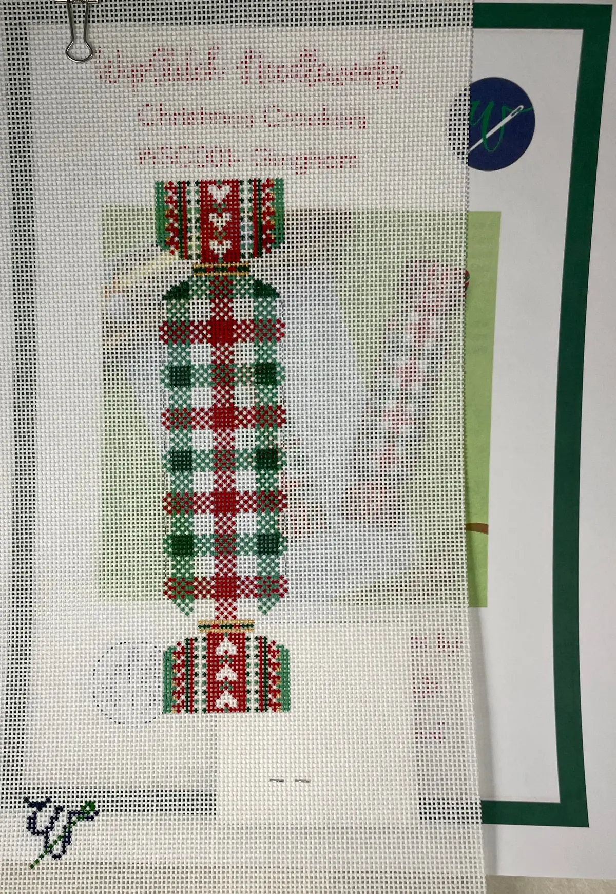 * Wipstitch Needleworks 001 Gingham Cracker (With Stitch Guide) 1