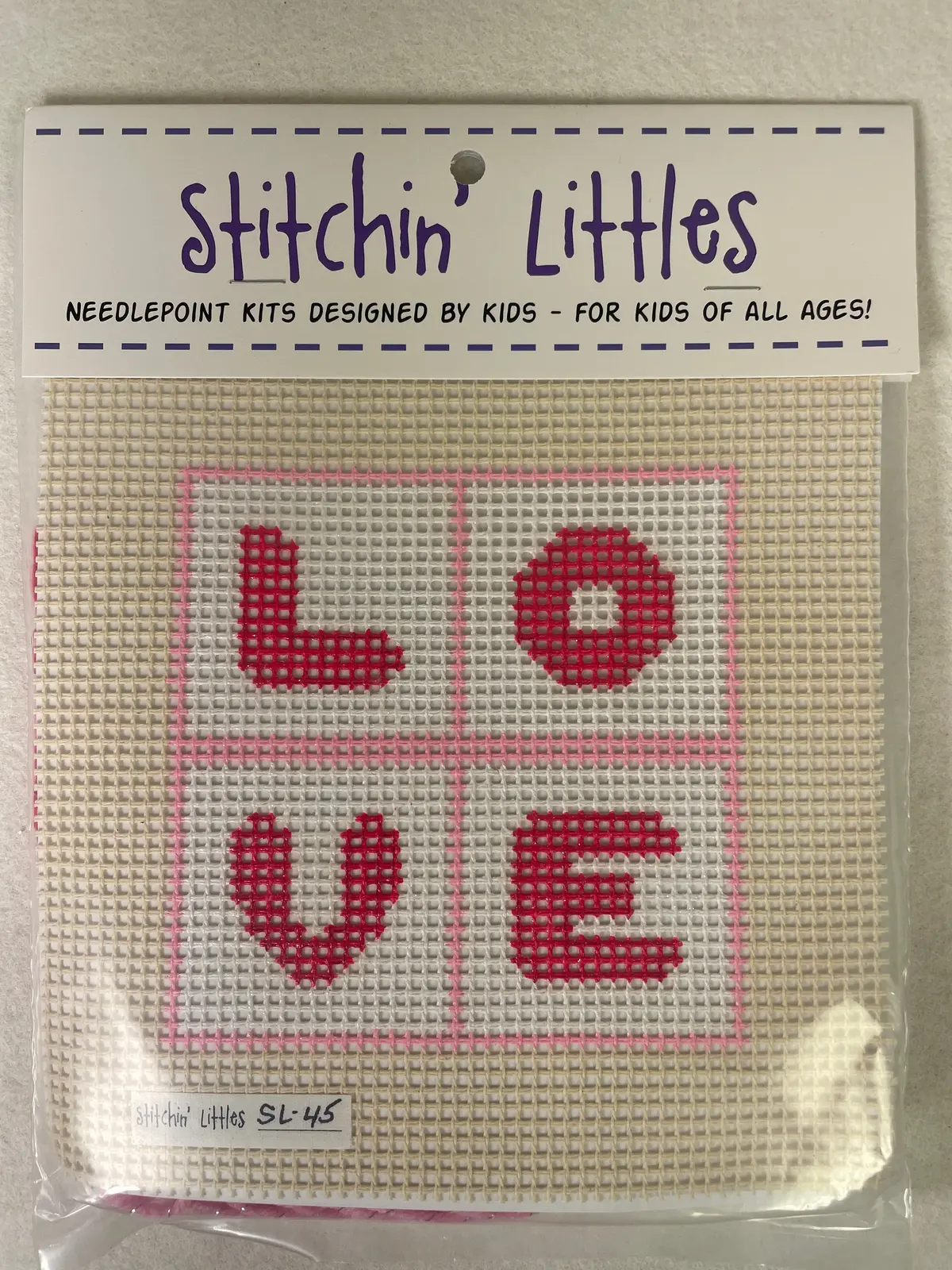 *Purple Palm Designs Stitchin' Littles Sl45 Love 1