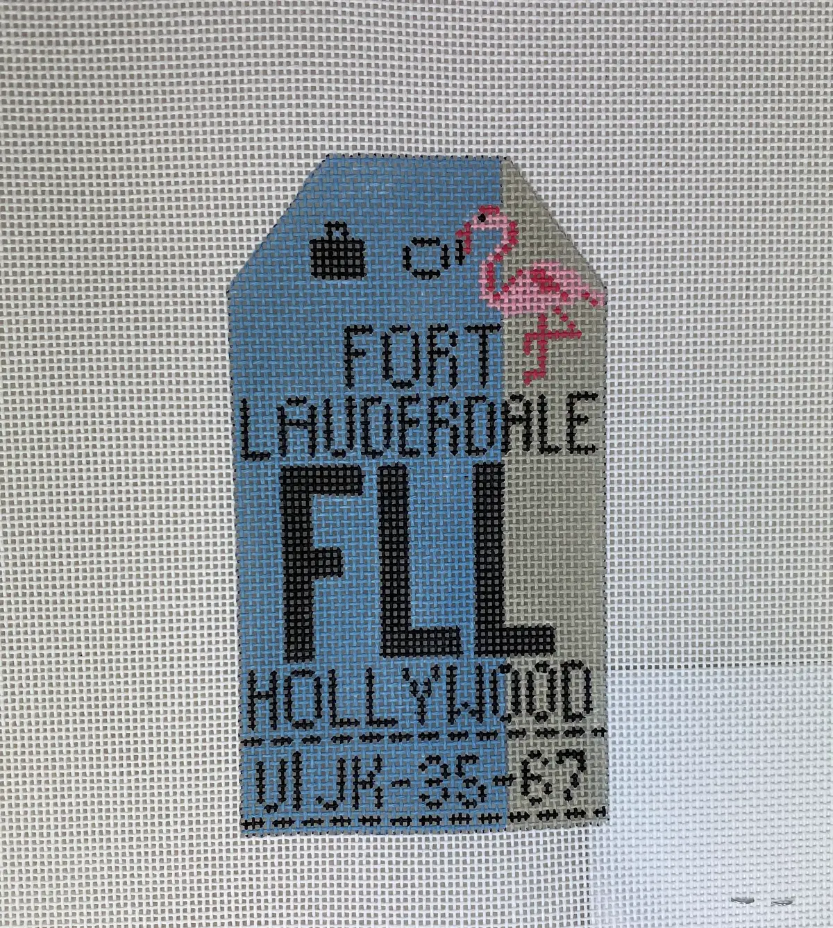Hedgehog Needlepoint Hh1fll Ft. Lauderdale 1