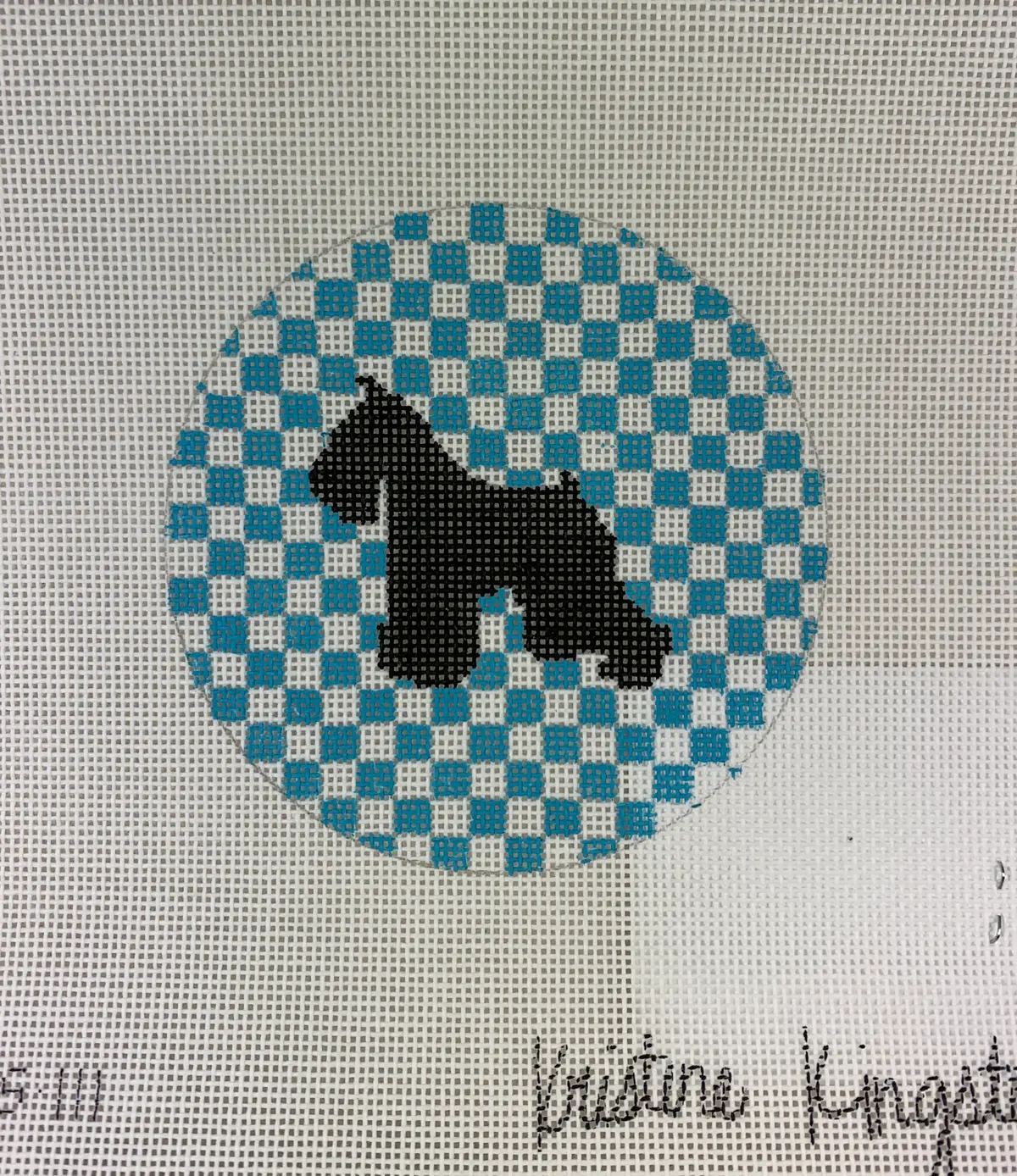 * Kristine Kingston Designs Kknoas-111 Schnauzer On Caribbean 1