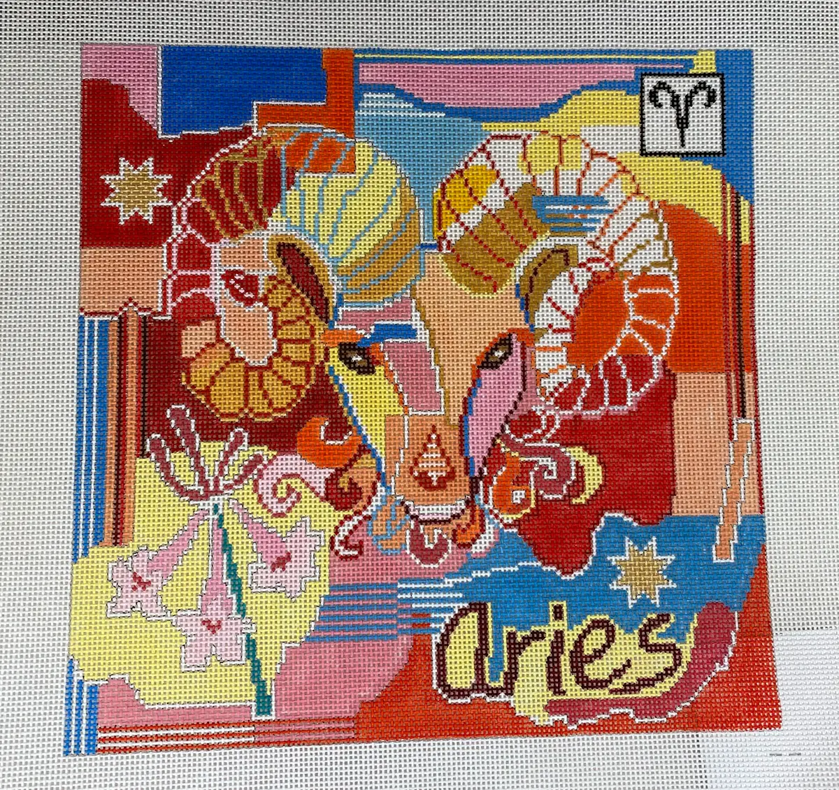 * Doolittle Stitchery Z105 Aries Square 1