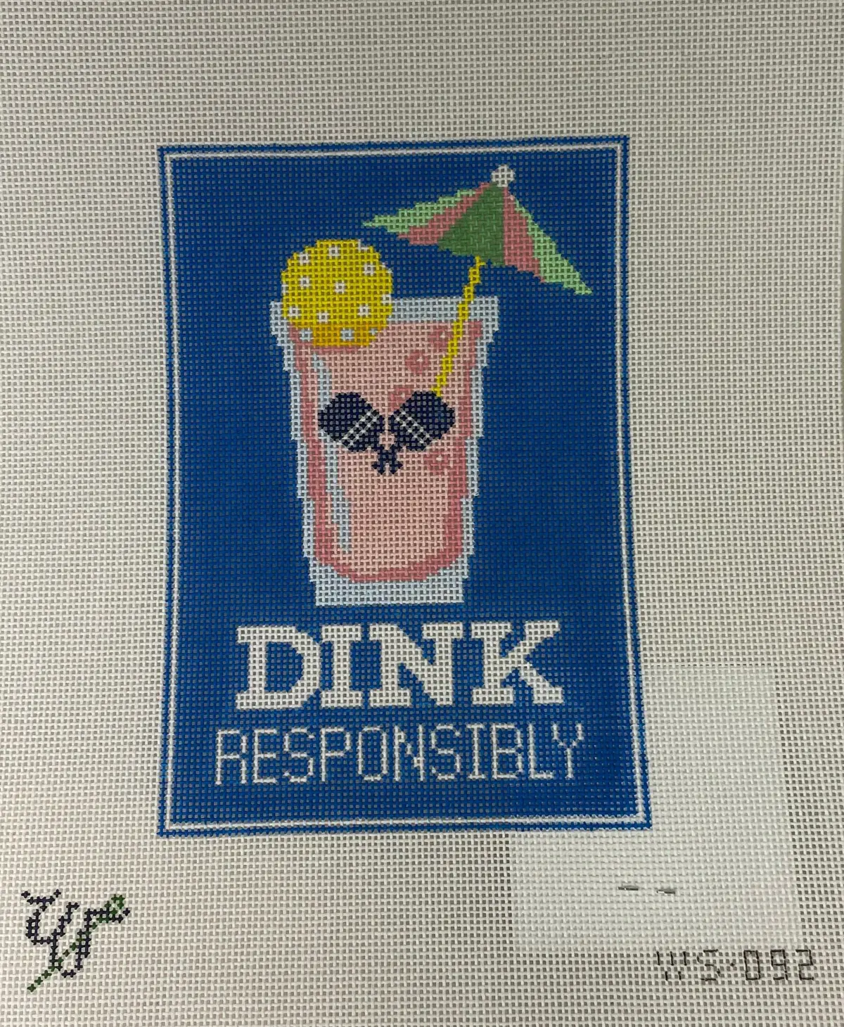 * Wipstitch Needleworks Ws092 Dink Responsibly 1