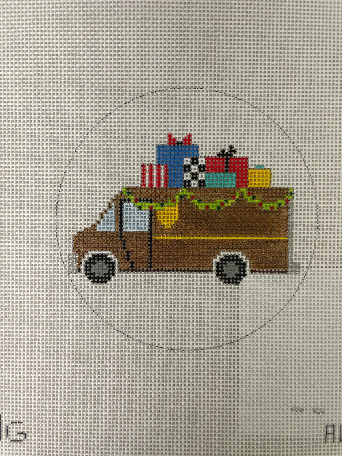 *Vallerie Needlepoint Gallery/ Vng Canvas Al-073 Ups Truck 1
