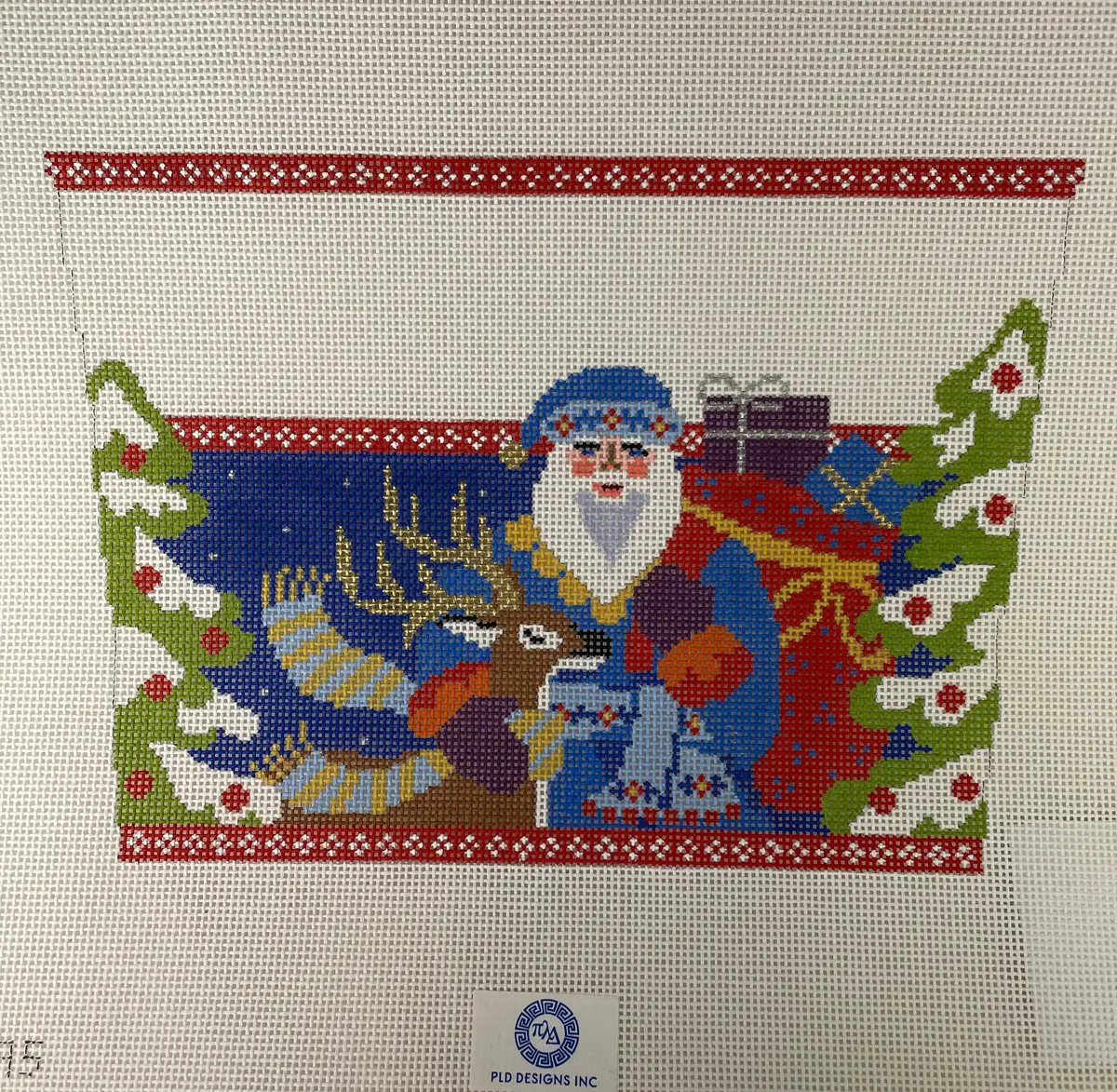 * Abigail Cecile Ac95 Jacobean Santa With Deer Cuff 1