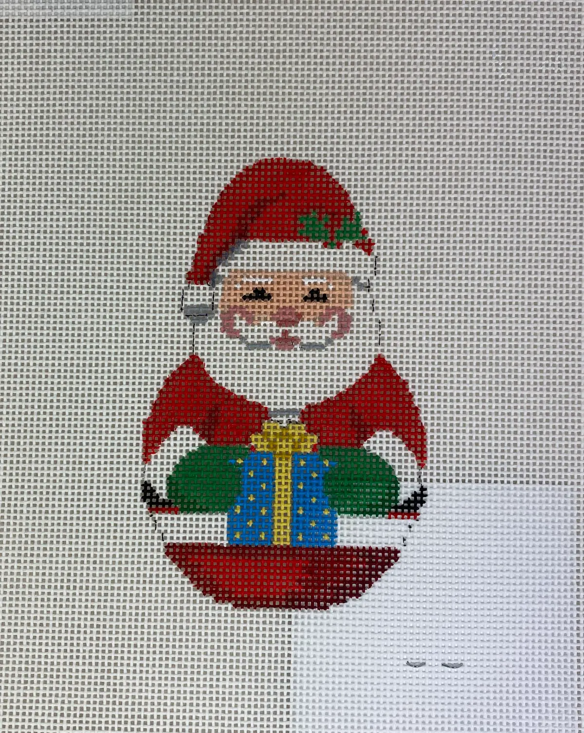 Susan Roberts Needlepoint 5127 Roly Poly Santa 1