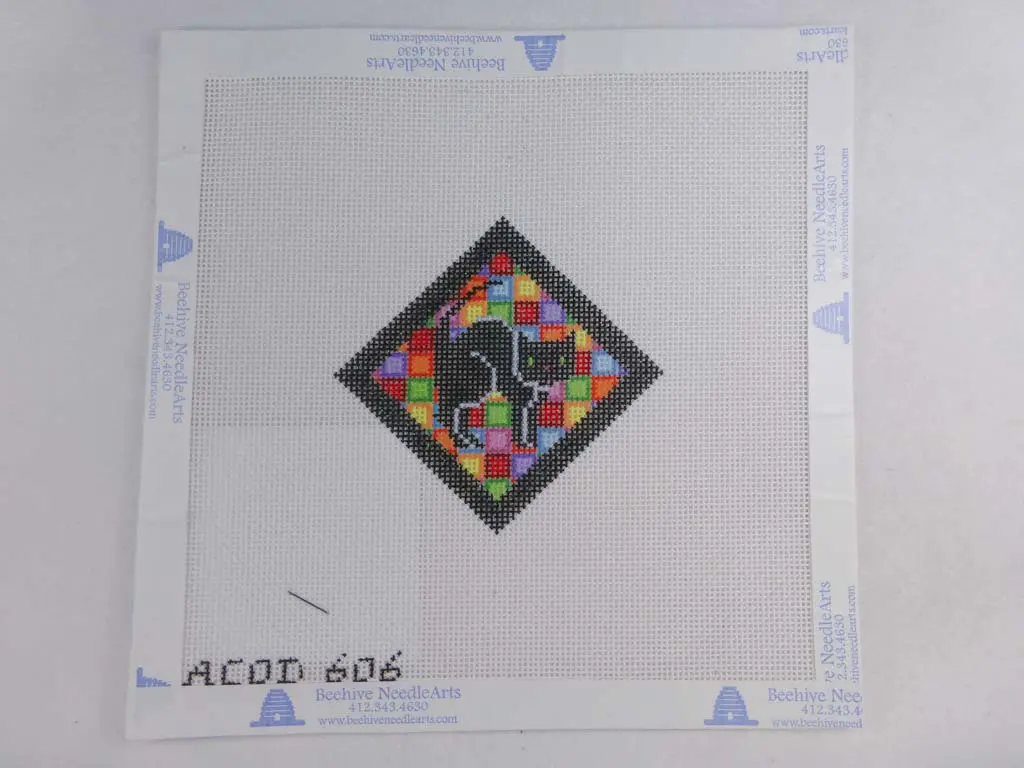 All About Stitching 606 Halloween Black Cat 1