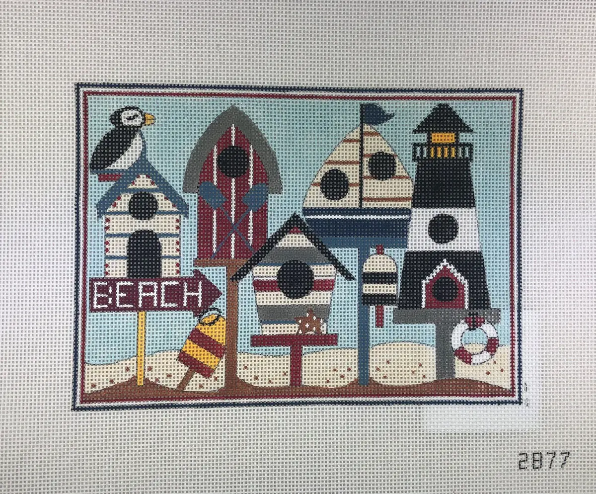 Alice Peterson Company 2877 Nautical Birdhouses 1
