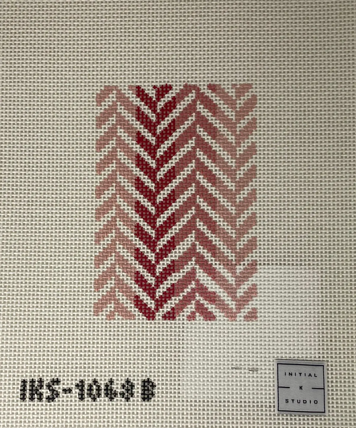 * Initial K Studio 1068B Herringbone Passport Insert- Coral 1