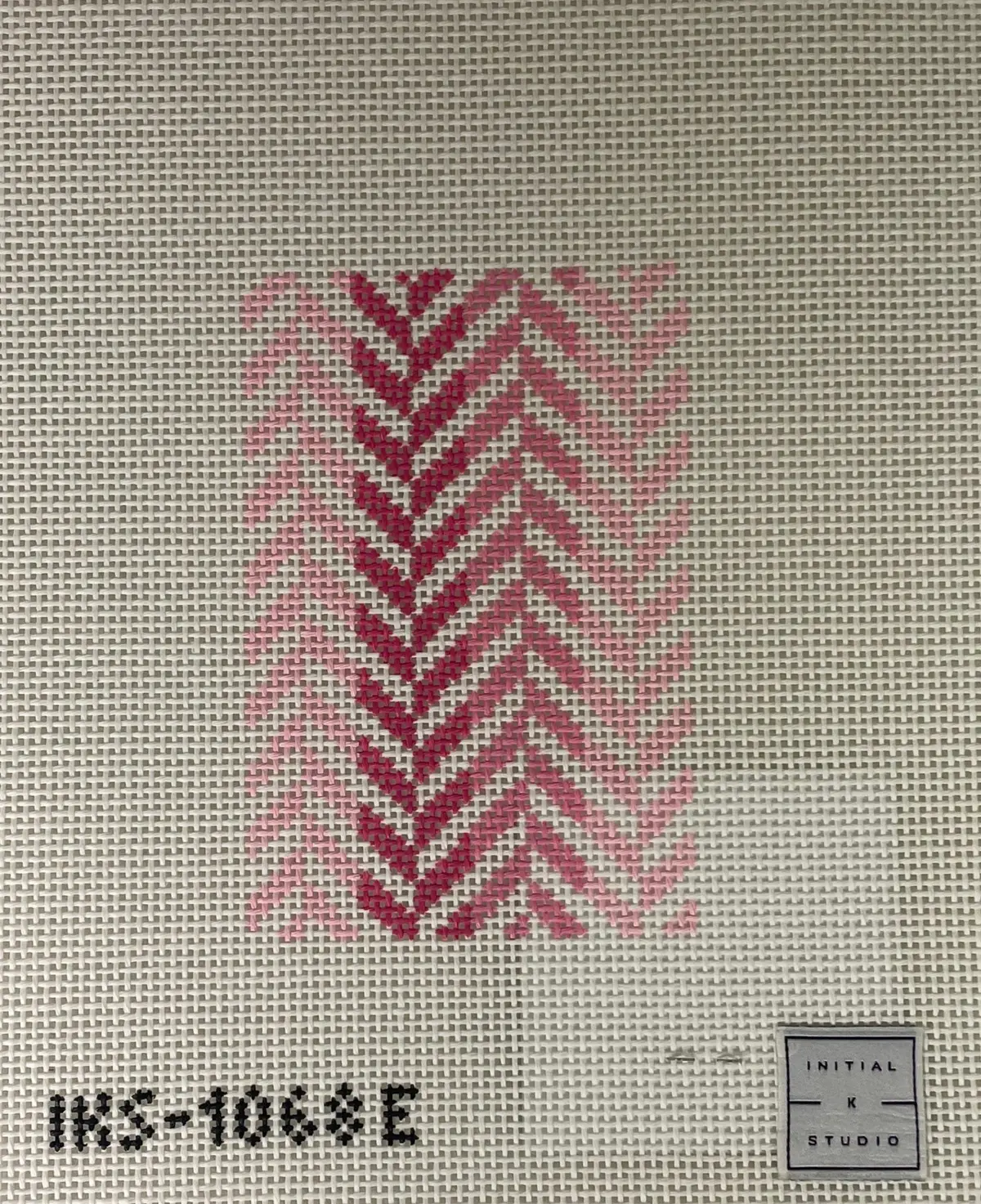 * Initial K Studio 1068E Herringbone Passport Insert- Pink 1