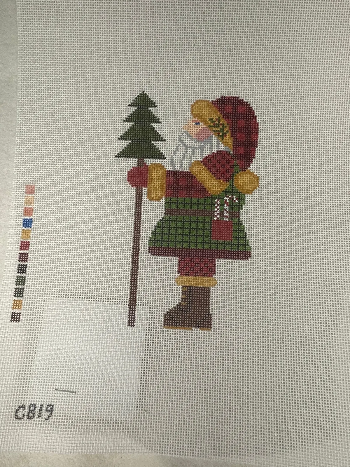 *Sale -  Shelly Tribbey C819 Woodland Folk Santa 1