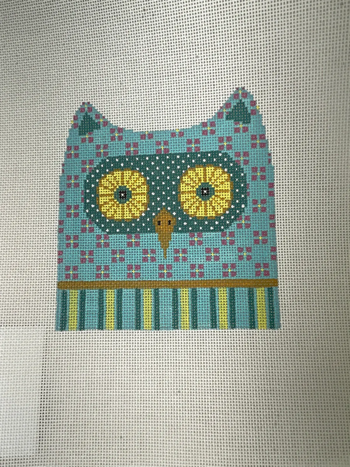 * Sale / Jp Needlepoint B400ab Tiffany Hooter 1