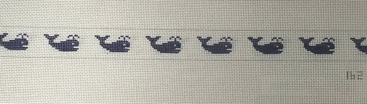 * Meredith Collection 162 Small Navy Whales Belt 1