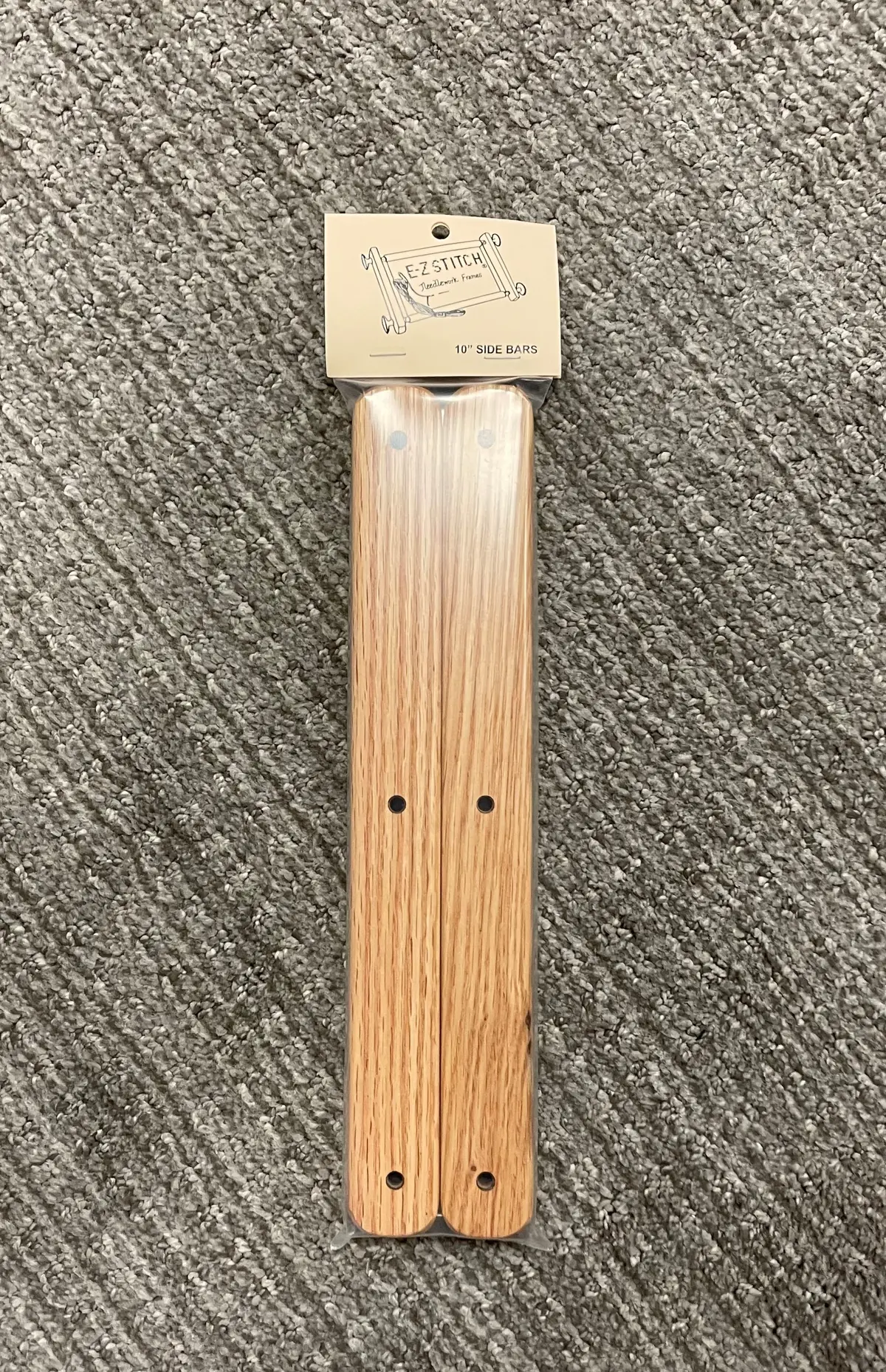Ez Stitch Oak Side Bar Pair- 10 Inch 1