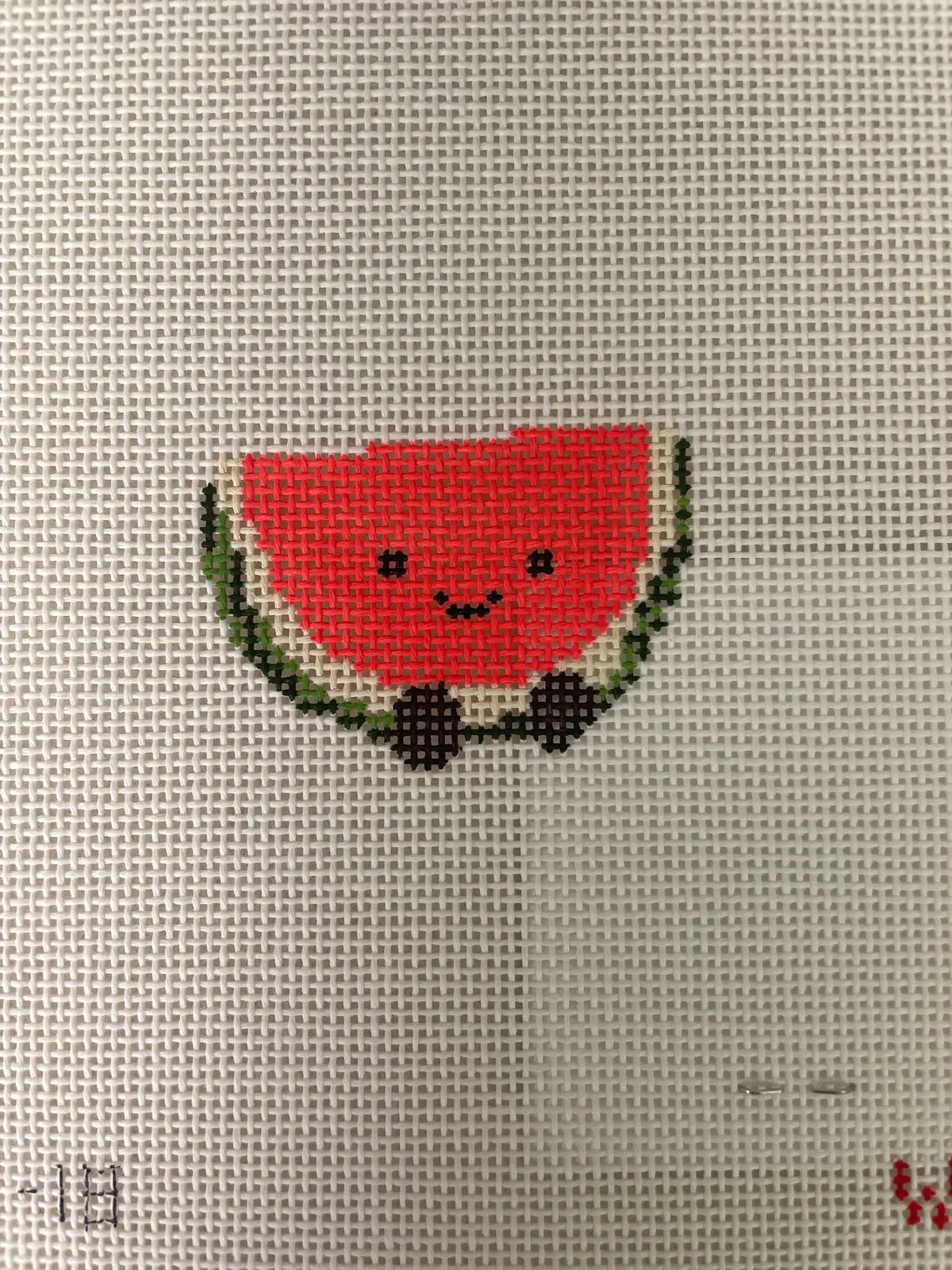 * What's The Stitch Needlepoint / Mini Watermelon 1