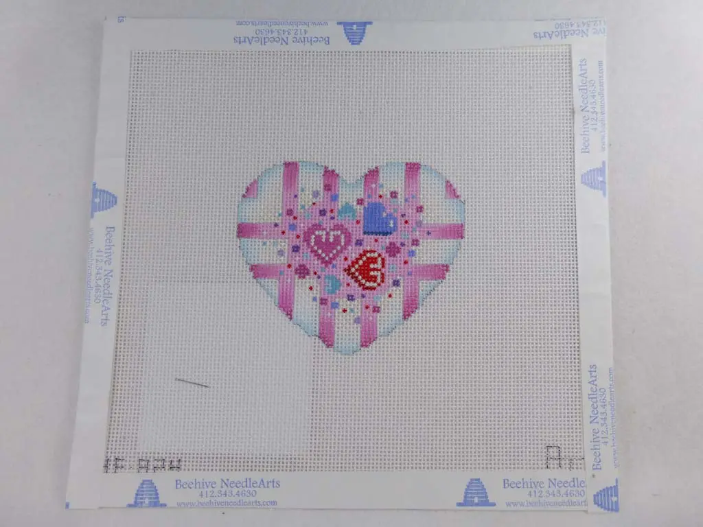 Associated Talents He824 Striped Scattered Hearts 1