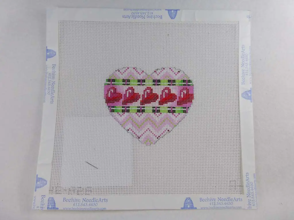 Associated Talents He826 Chevron/Diagonal Heart 1