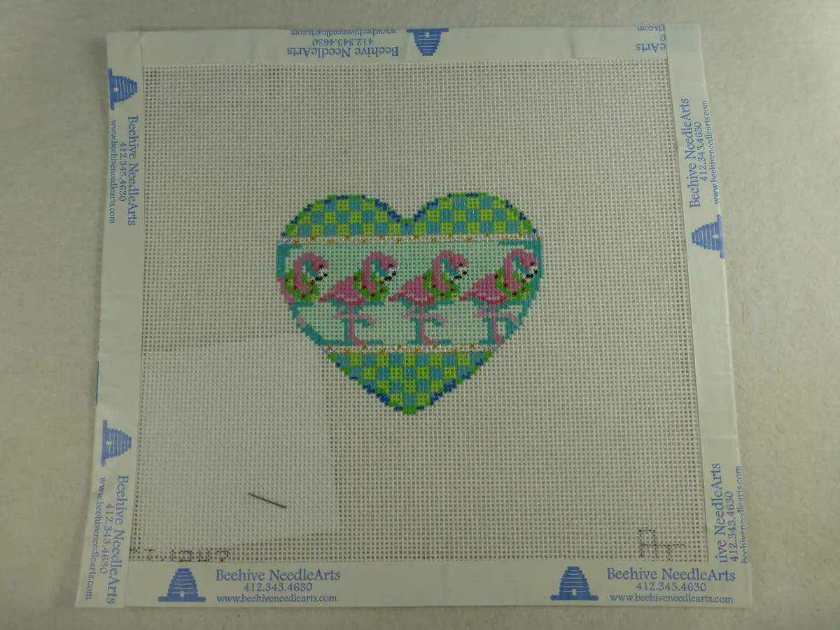 Associated Talents Ct1247 Flamingo Heart 1