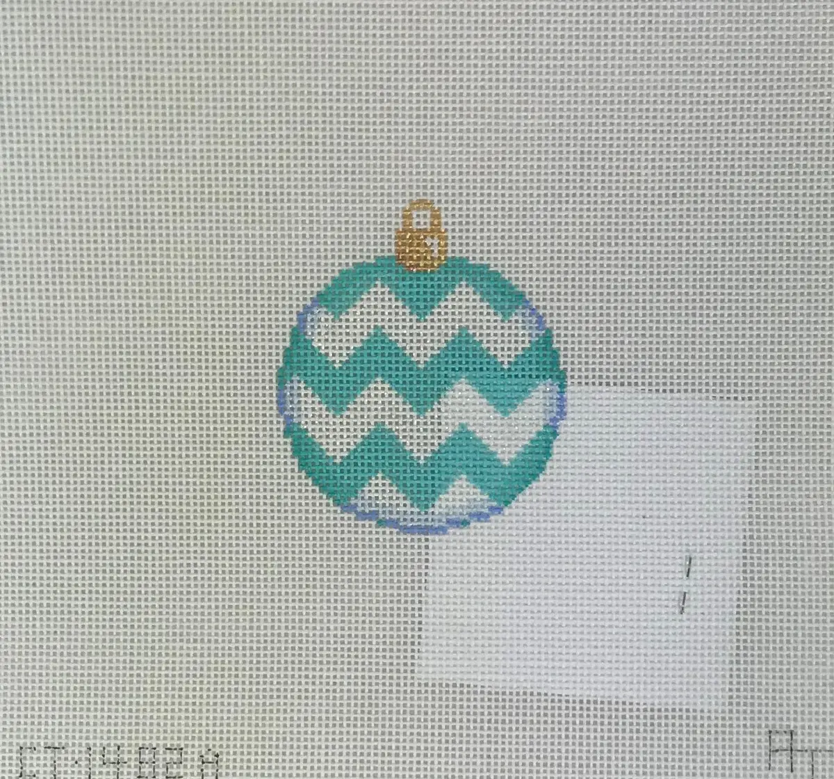 Associated Talents, Inc 113 Aqua Chevron Mini Ball 1
