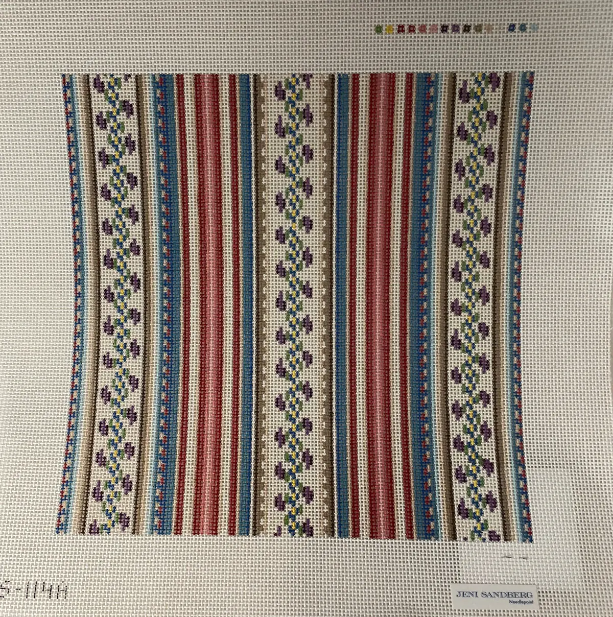 * Jeni Sandberg Js-114 10Inch Square Pillow/ Tray - Multi-Color 1