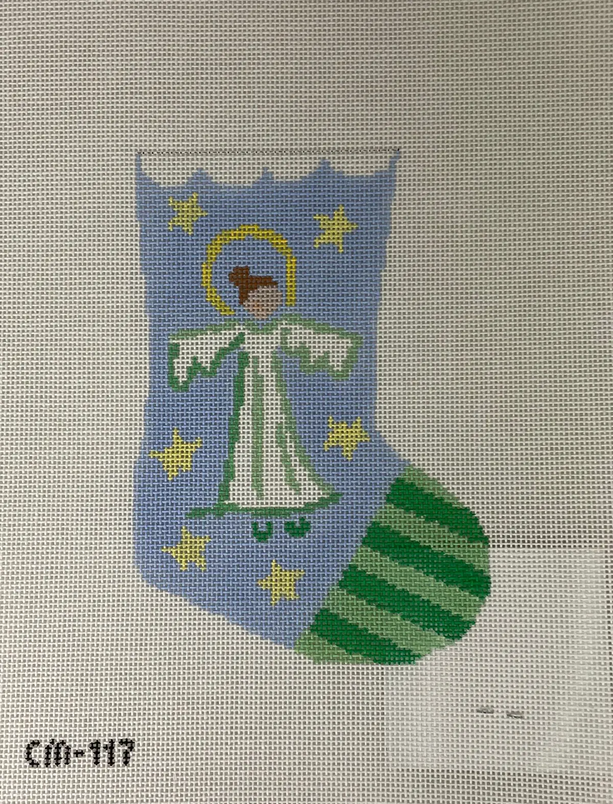 * Camilla Moss Designs Cm117 Angel Mini Stocking 1