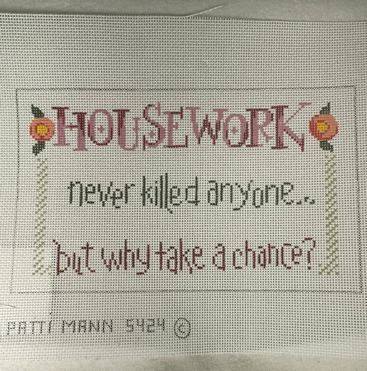 * Sale / Patti Mann Designs 5424-Lk Housework Never... 1