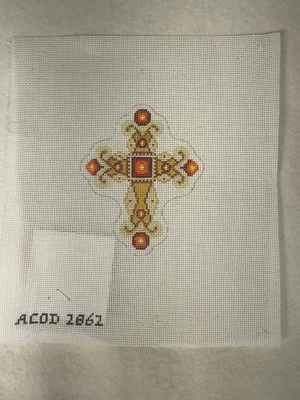 * Sale A Collection Of Designs 2862 Gold Cross Red Jewels 1
