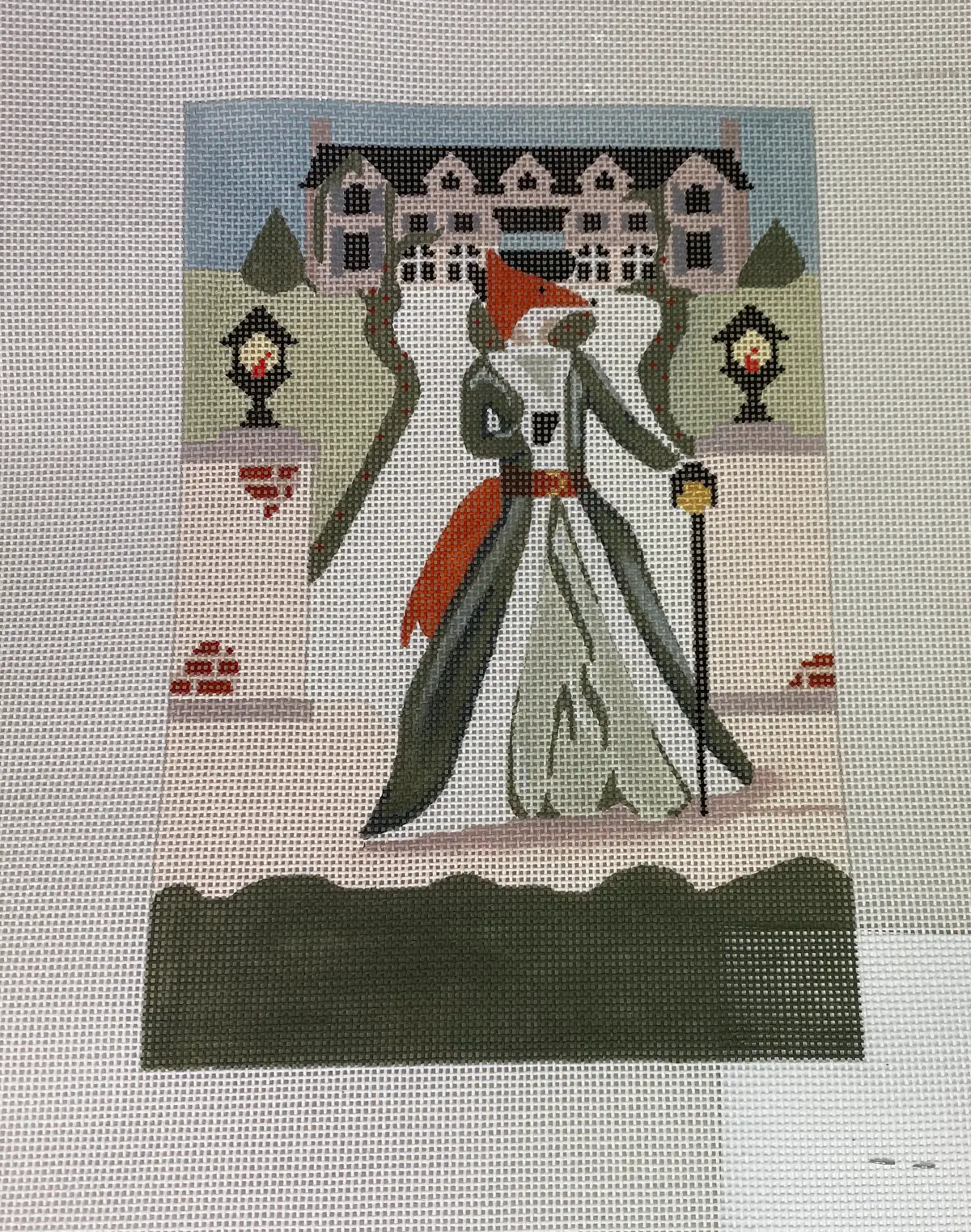 *Sale The Plum Stitchery Ww003 Fox And House 1