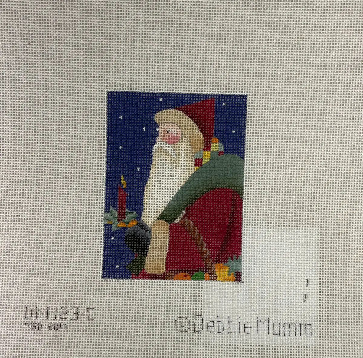 *Sale Debbie Mumm 123C Candlelight Santa 1