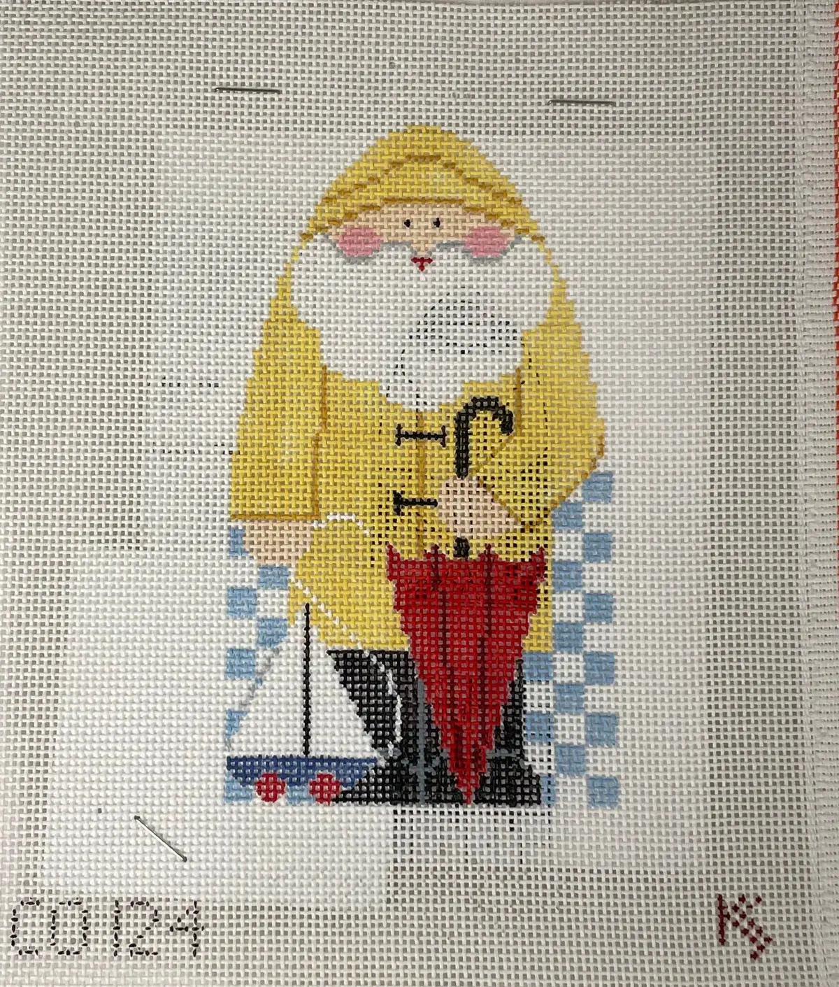 * Kathy Schenkel Designs Co124  April Santa With Sg 1
