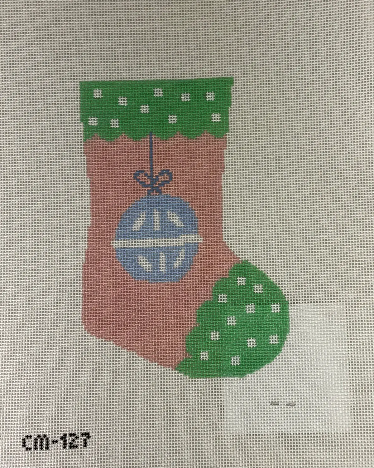 * Camilla Moss Designs Cm127 Ornament Mini Stocking 1