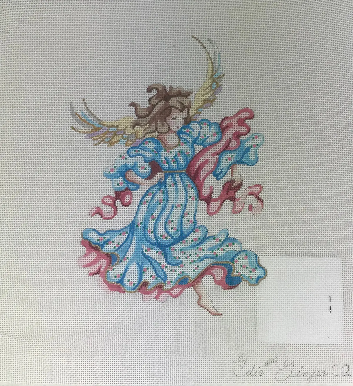 Cbk Needlepoint Collections 136 C213 Angle Decoration 1