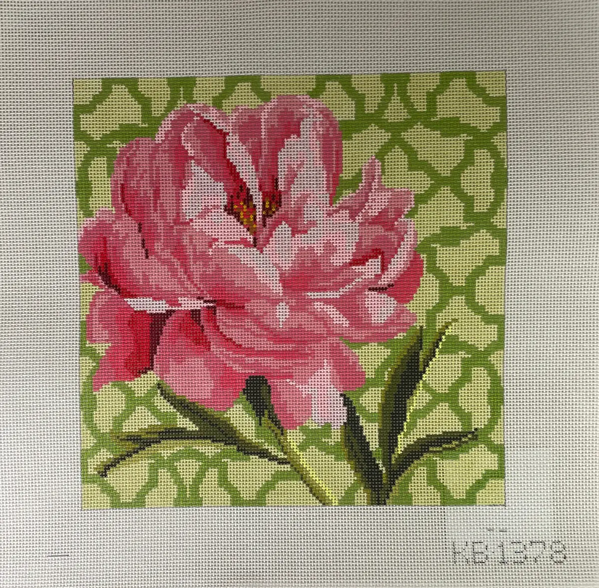 Kirk And Bradley Kb1378 Trellis Square- Peony 1