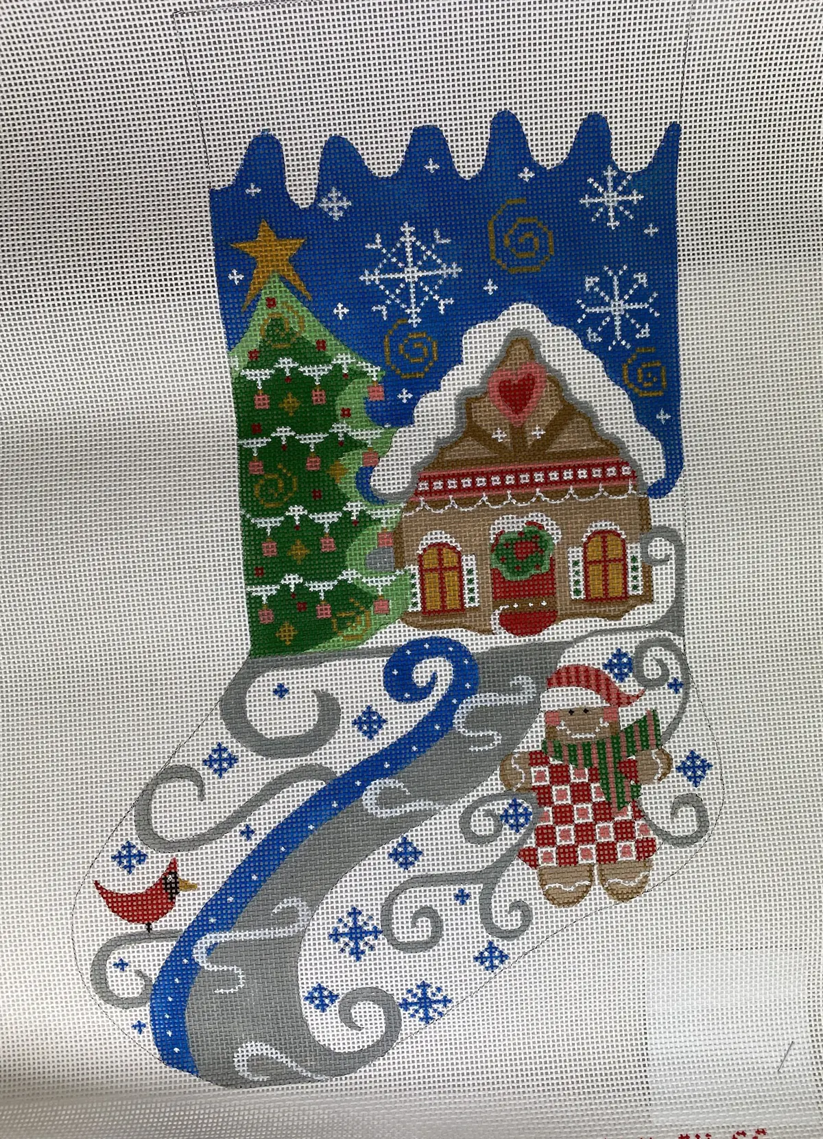 * Danji Designs Ch-55 Gingerbread Girl Stocking 1