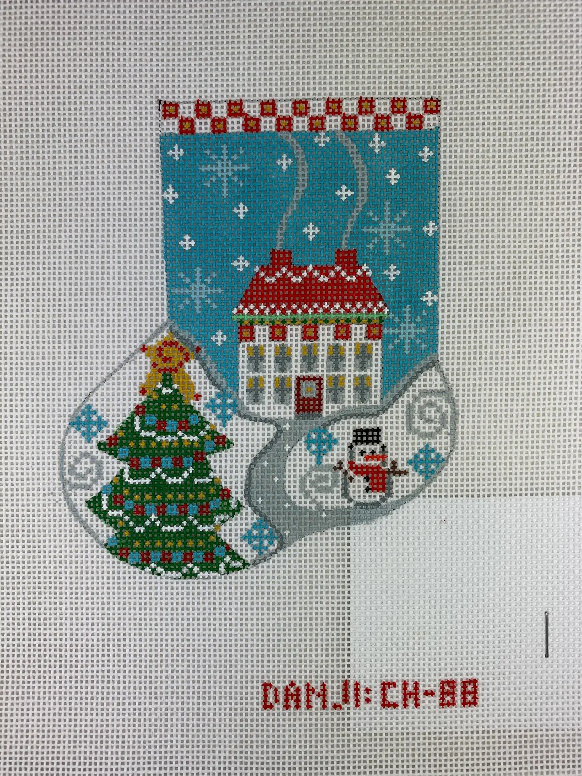 * Danji Designs Ch88 House Mini Stocking 1