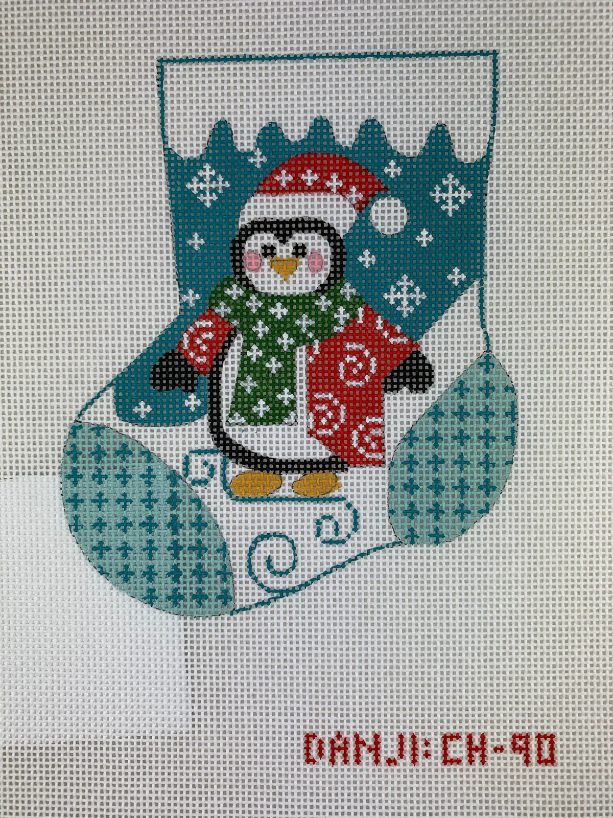 * Danji Designs Ch90 Penguin Mini Stocking 1