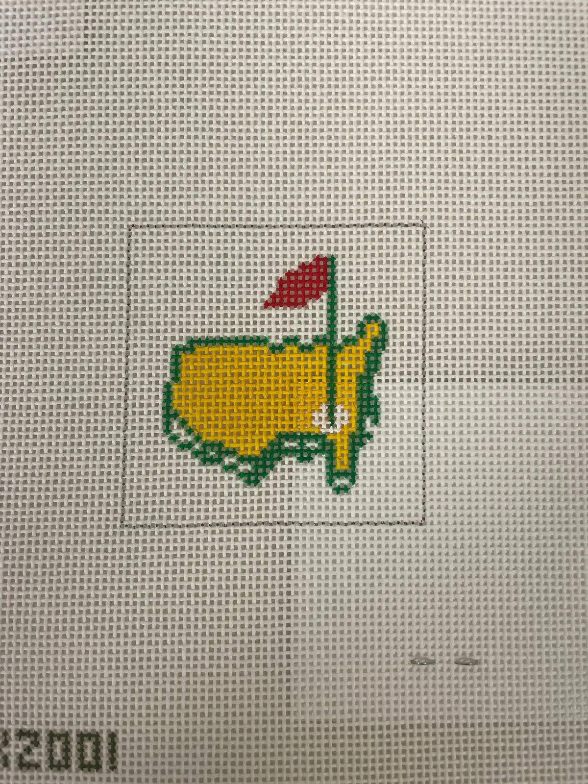 *Elm Tree Needlepoint Designs Kz001 Masters Koozie Insert 1