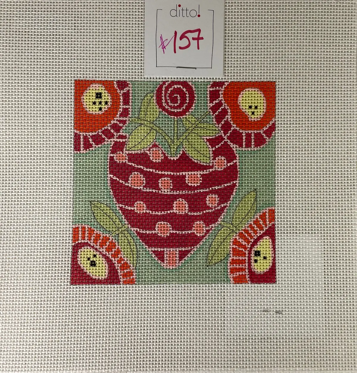 *Ditto Needlepoint Works #157 Strawberry 1