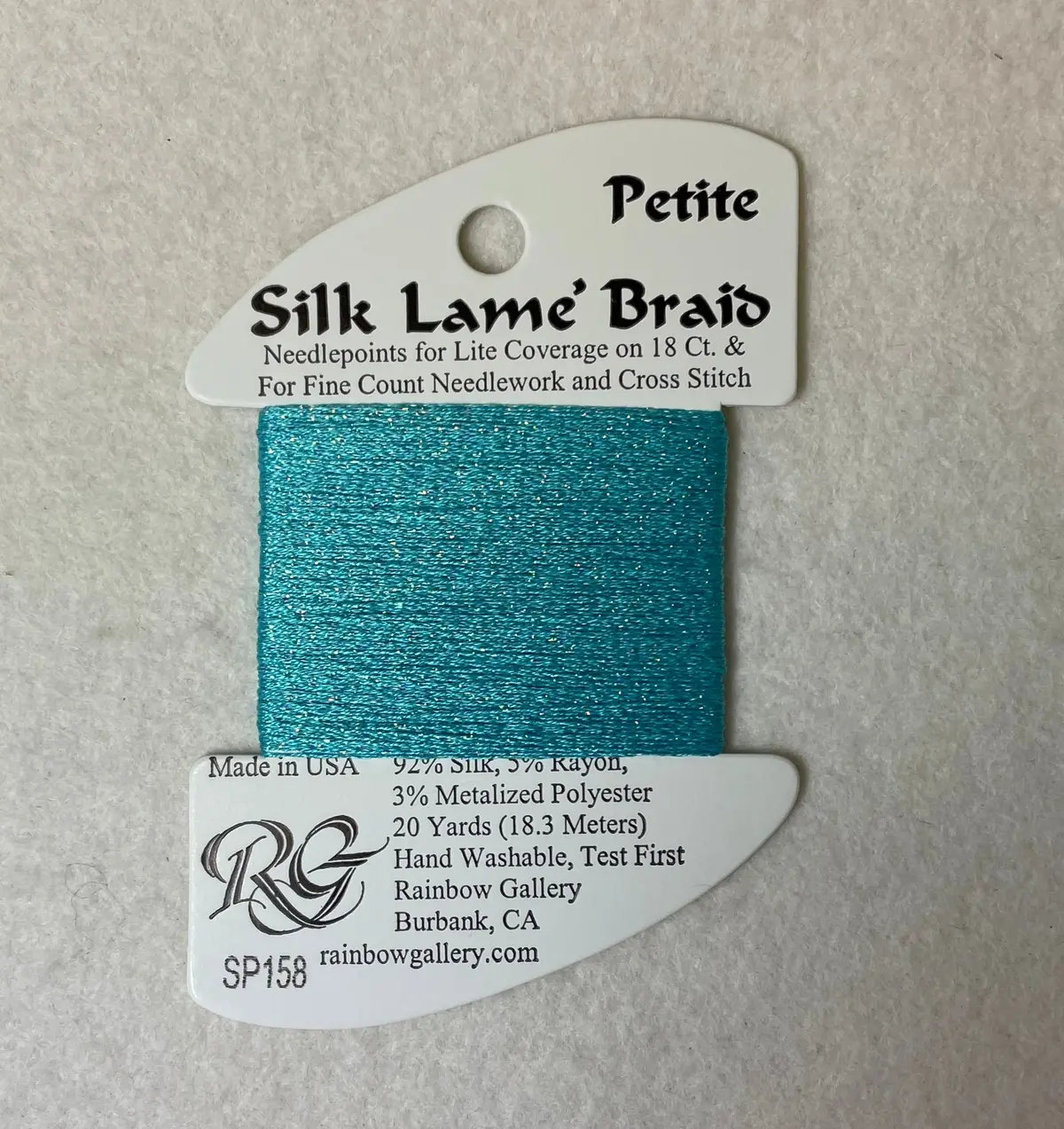 Petite Silk Lame Braid Sp158 Capri 1