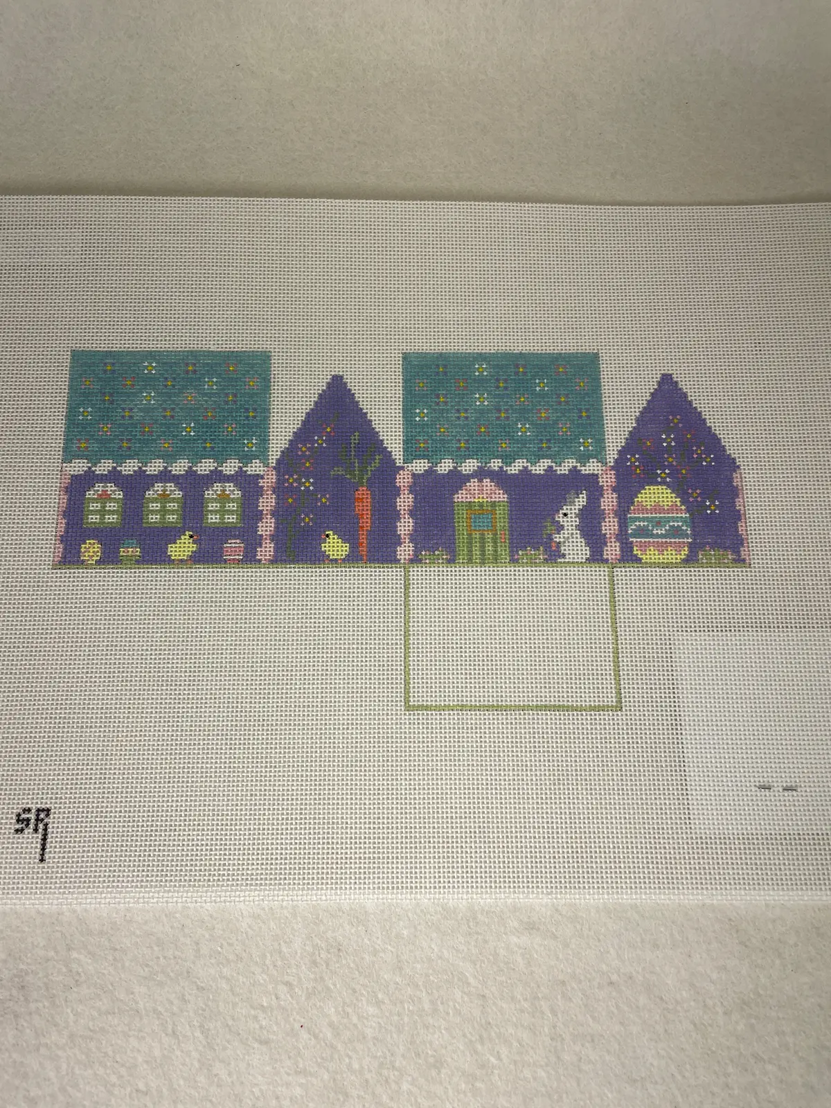 * Susan Roberts Needlepoint 5531-18  Easter Mini Gingerbread House 1