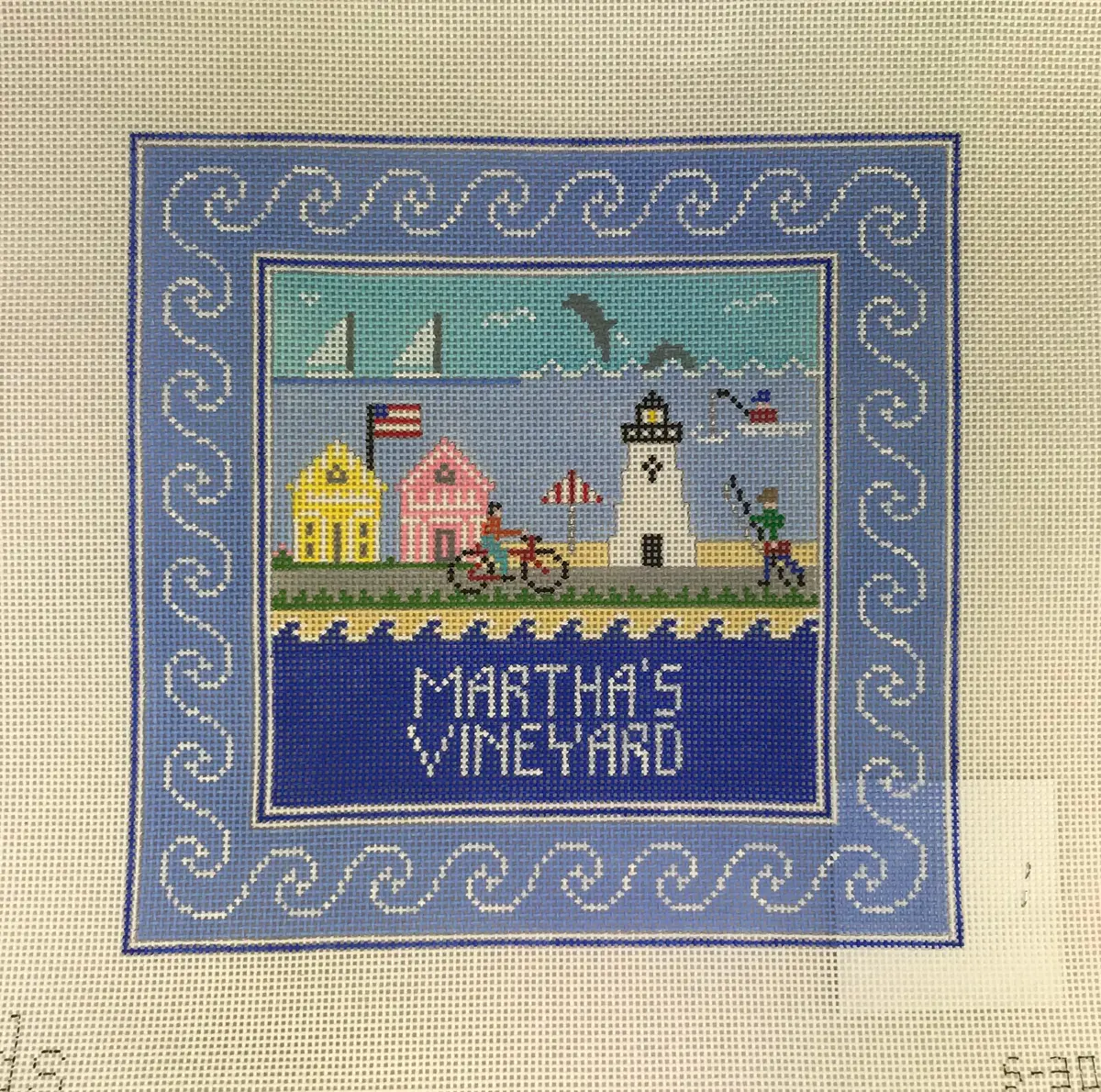 * Doolittle Stitchery S-302 Martha's Vineyard Square 1