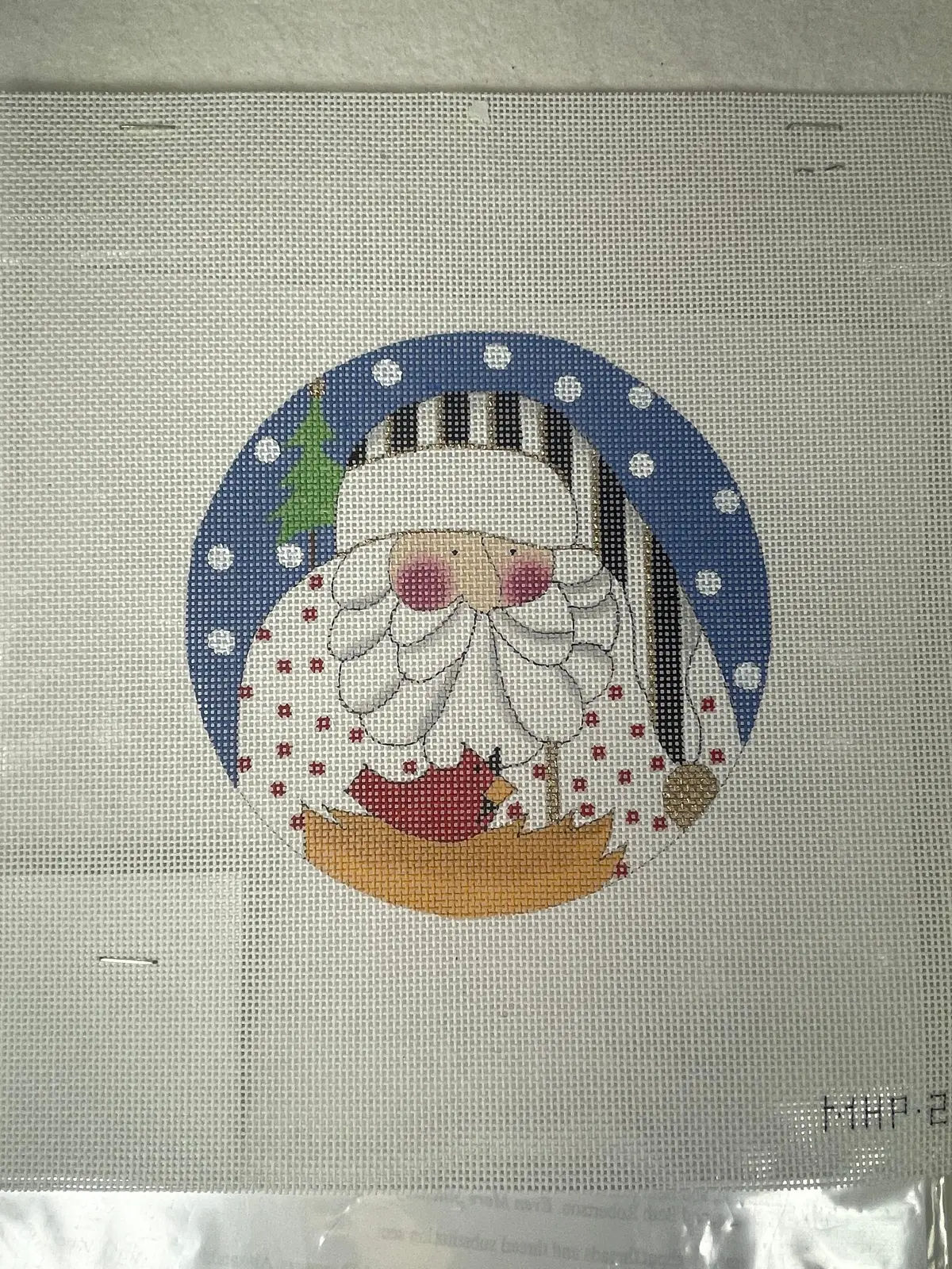 * Artists Collection Mhp2311 Cardinal Santa With Stitch Guide 1