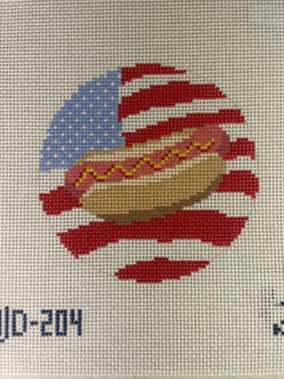 * Morgan Julia Mjd204 American Flag Hot Dog 1