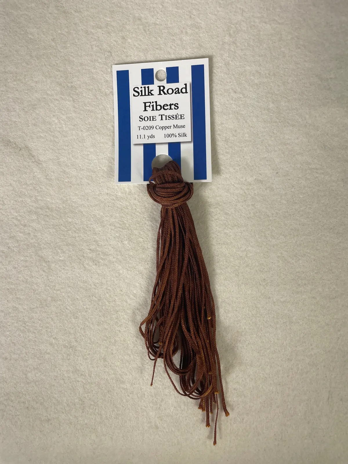 Silk Road Fibers T-0209 Copper Muse Soie Tissee 1