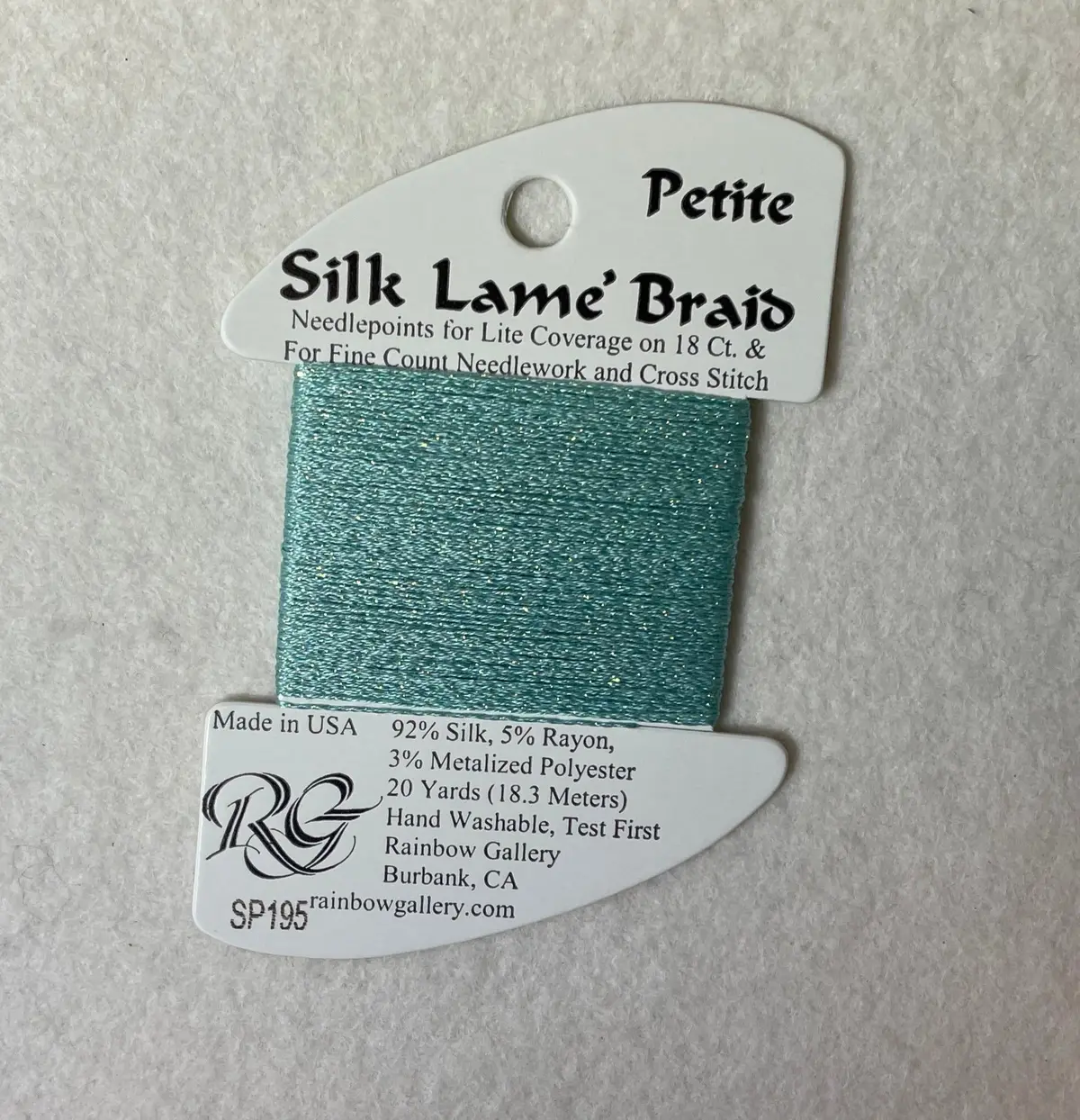 Petite Silk Lame Braid Sp195 Marine Blue 1