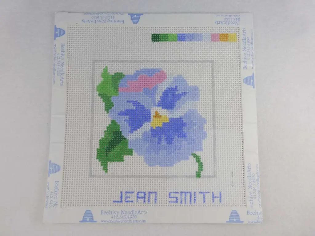 Jean Smith's Design 1-C Pansy Blue 1