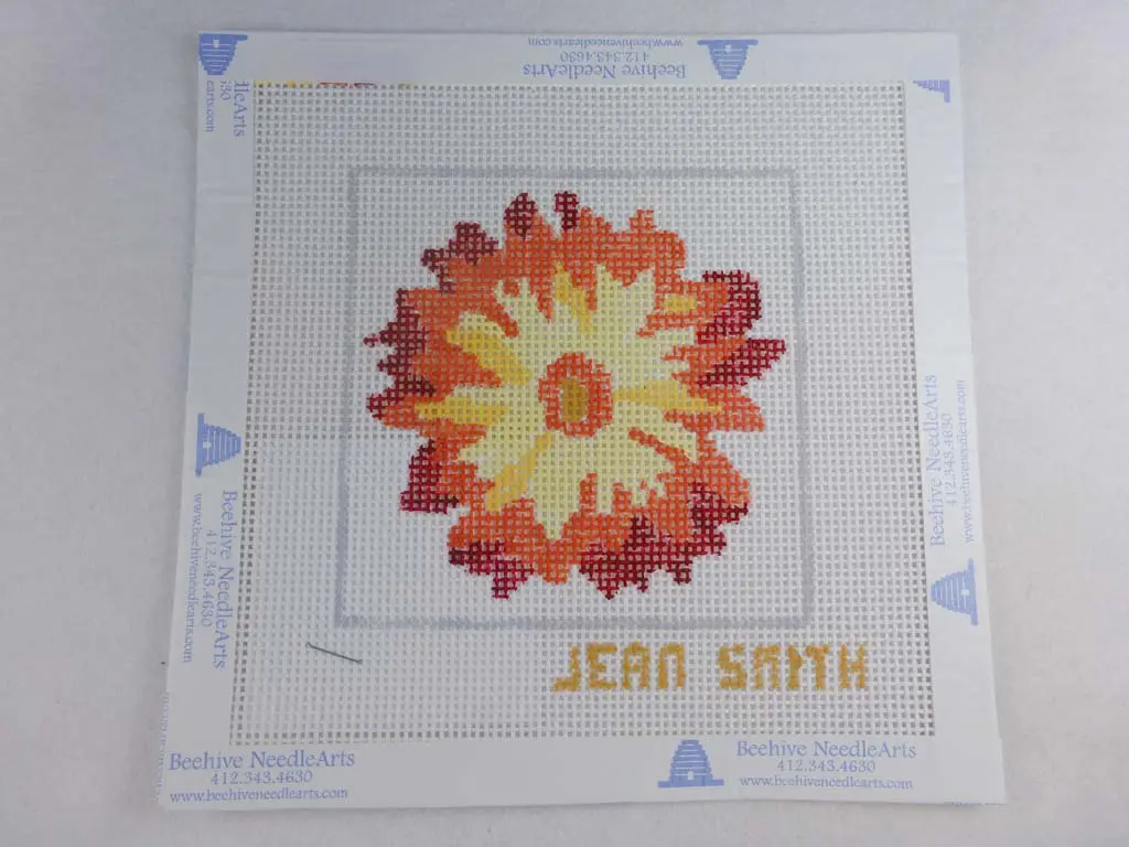 Jean Smith's Design 118C-3 Floral Friends Coaster 1