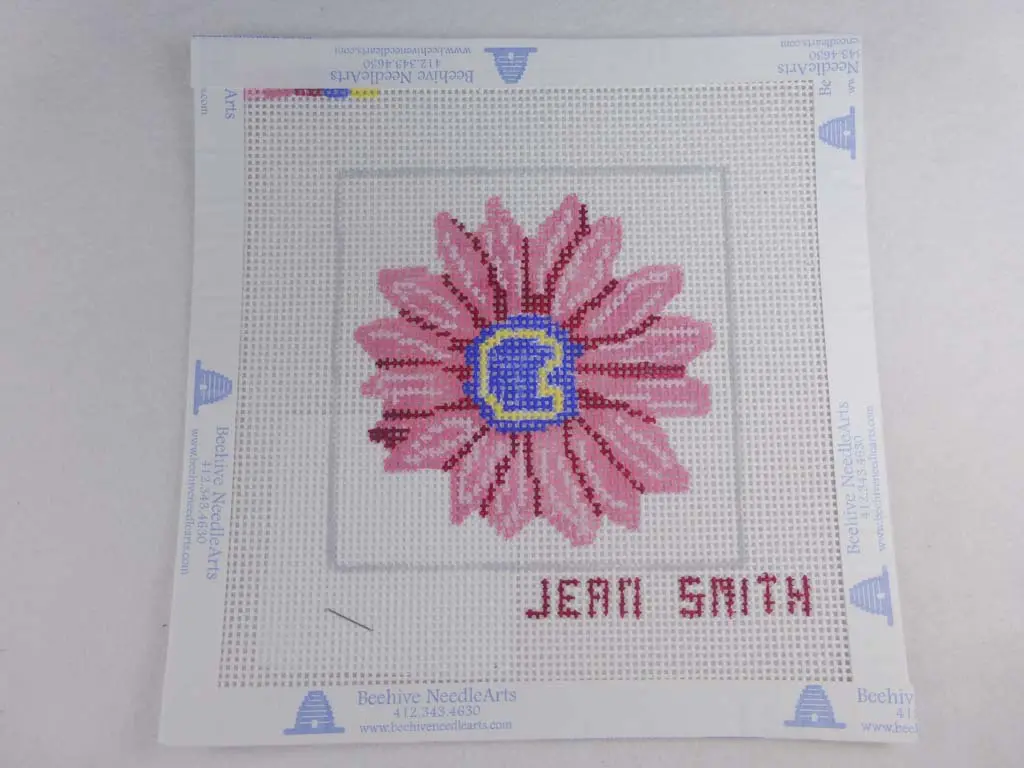 Jean Smith's Design 118C-4 Floral Friends Coaster #4 1
