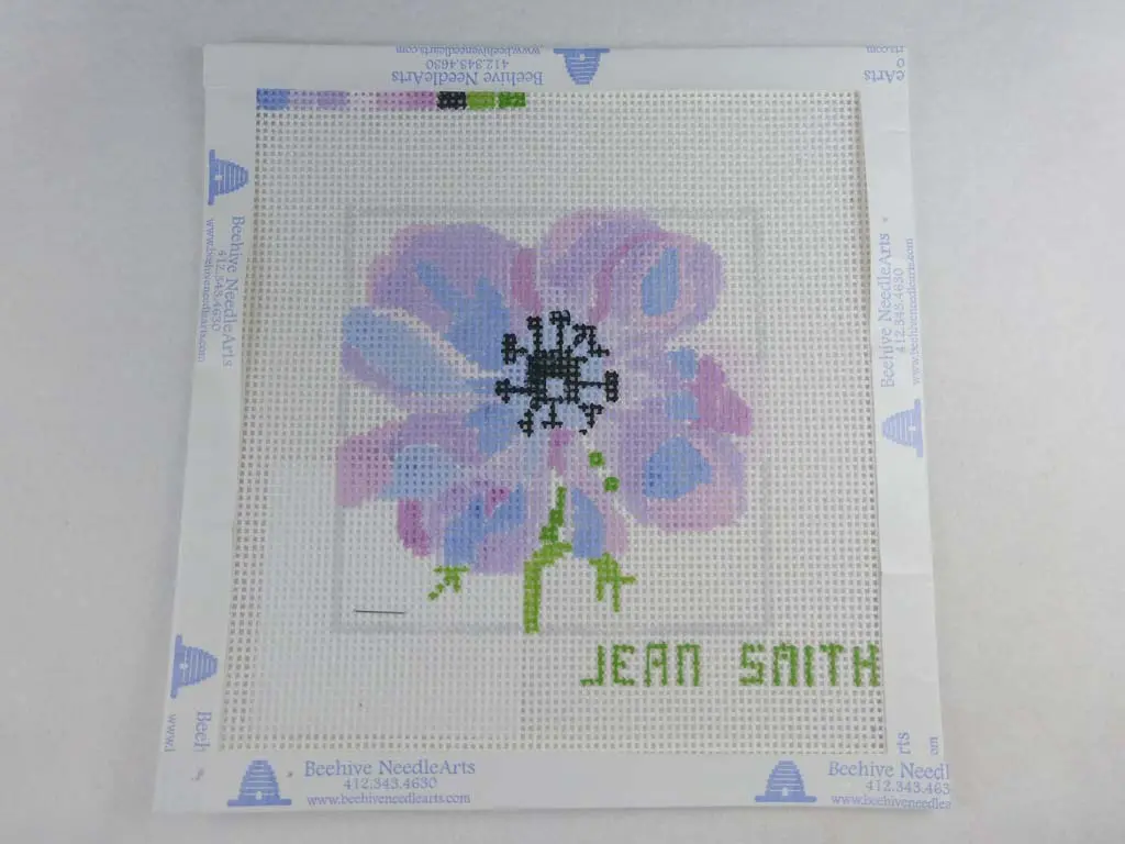 Jean Smith's Design 139A4 Purple Anemone 1