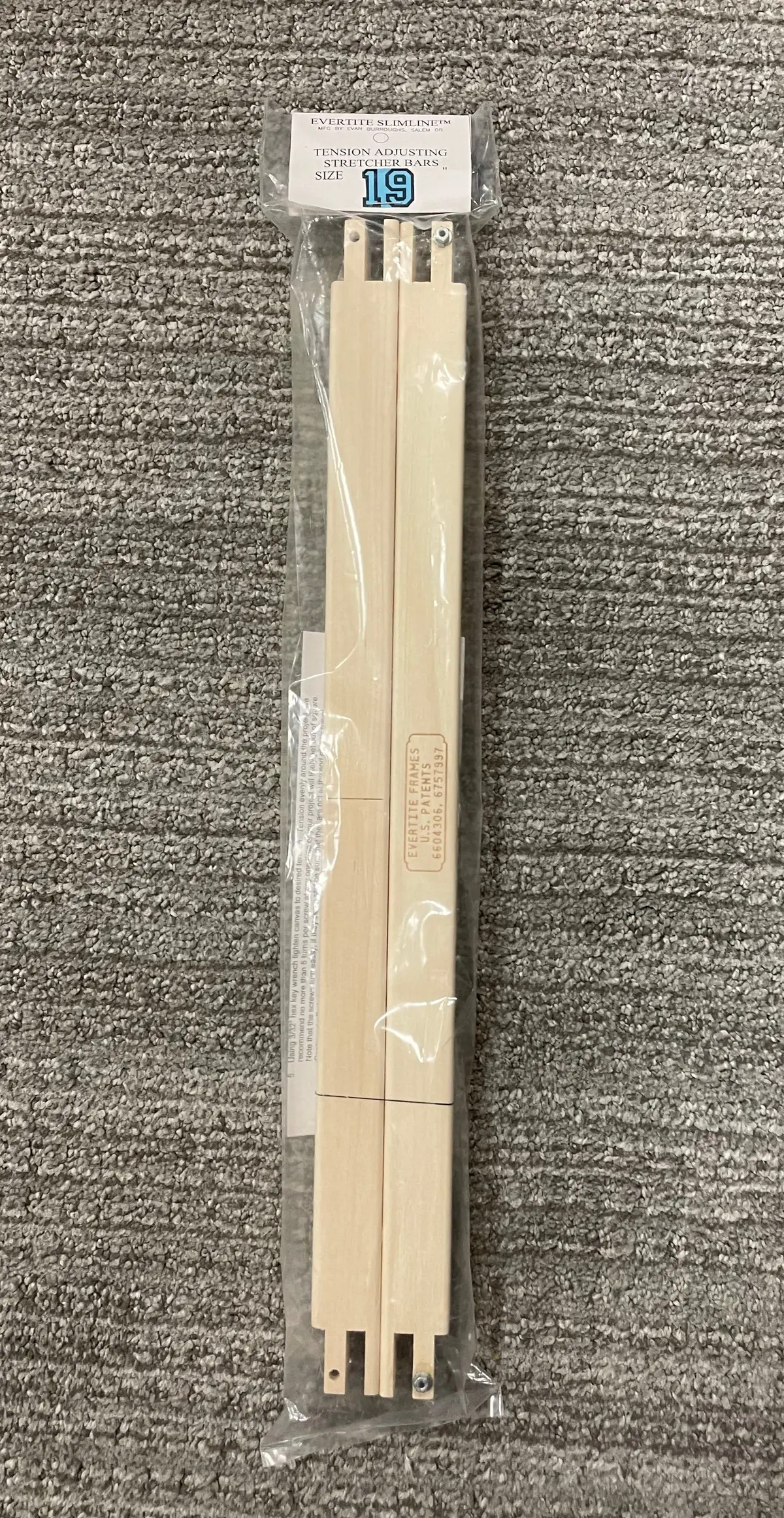 Evertite 19In Stretcher Bars 1