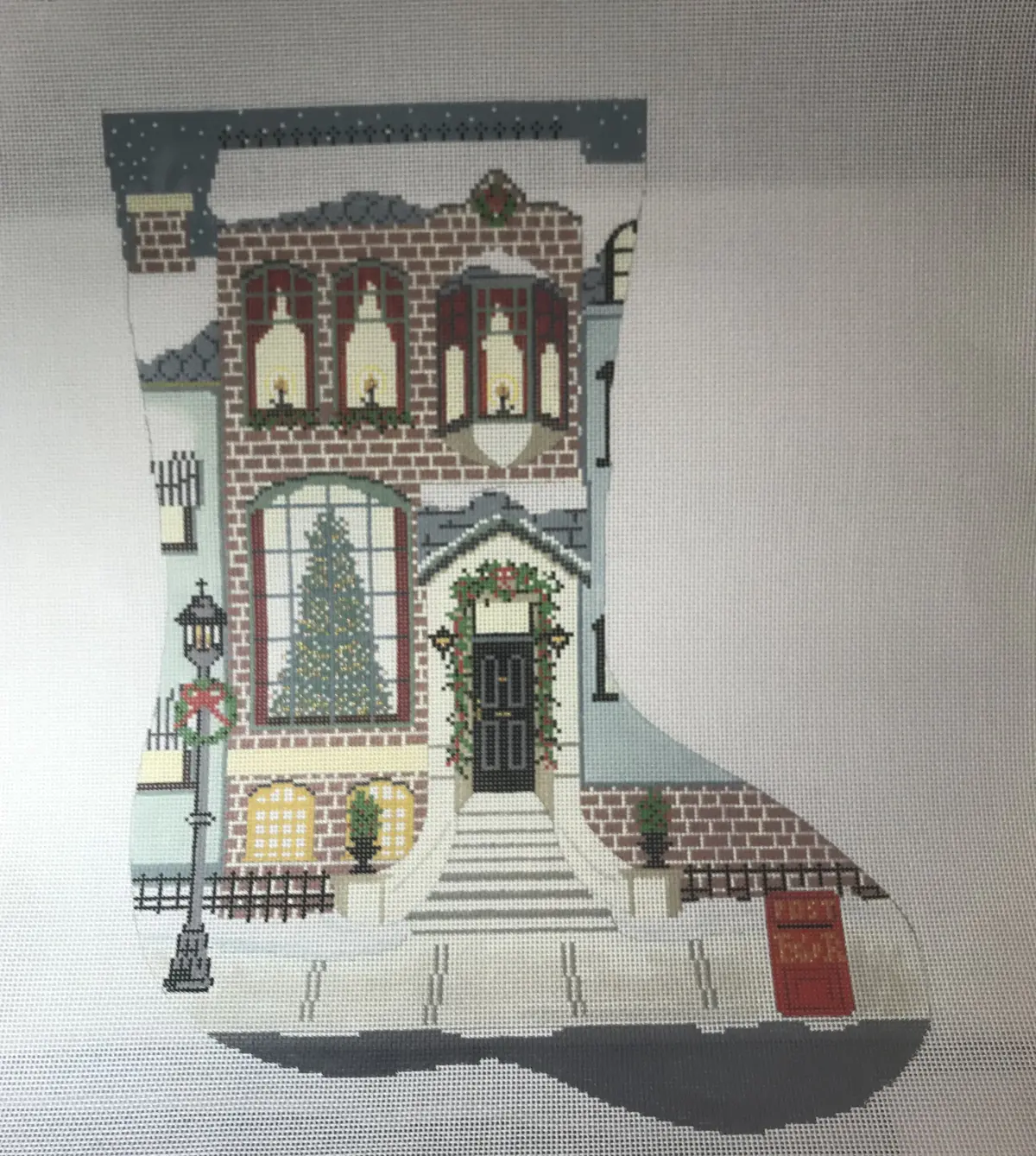 The Plum Stitchery 19A London Brownstone 1